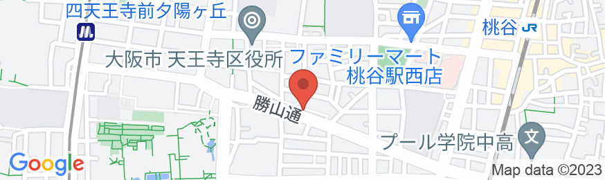 HOTEL SHINPOIN OSAKA(ホテル真法院大阪)の地図
