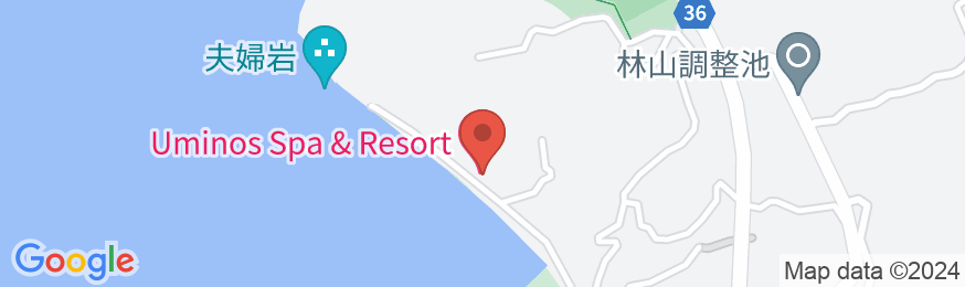 Uminos Spa & Resortの地図