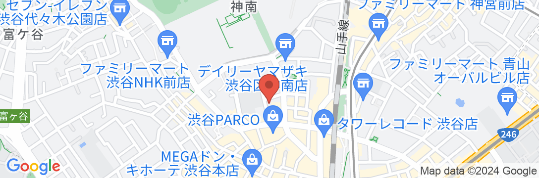 渋谷東武ホテルの地図