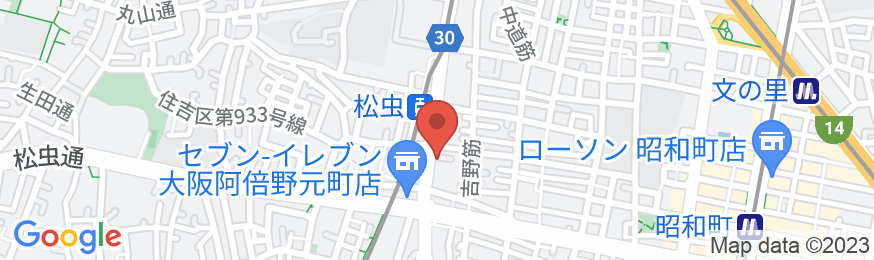 Mad Cat Hostel Osakaの地図