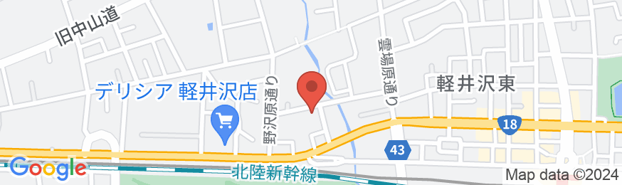 ザ グラン リゾート エレガンテ軽井沢の地図
