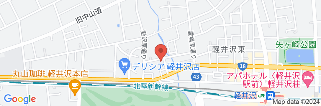 ザ グラン リゾート エレガンテ軽井沢の地図