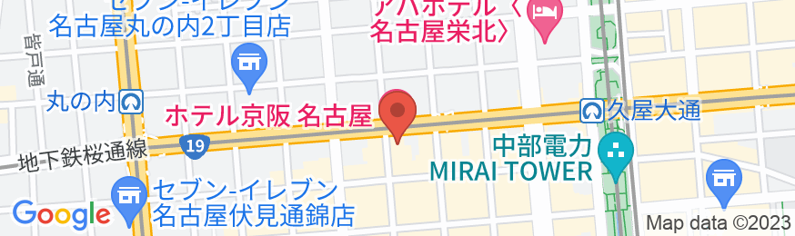 ホテル京阪 名古屋の地図