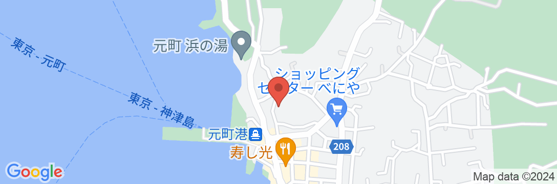 guesthouse 甚之丸<大島>の地図