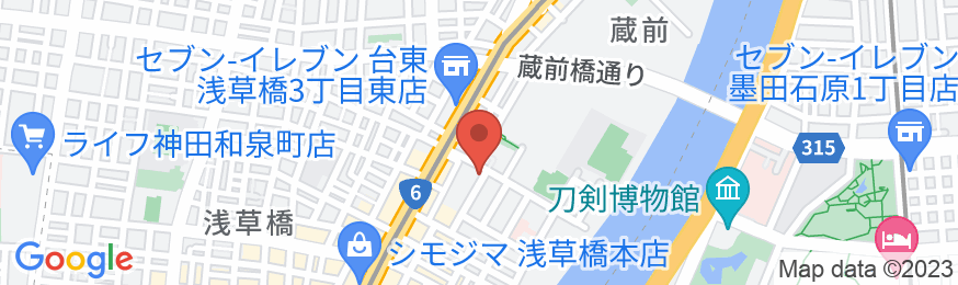 ホテルブリリオ浅草橋の地図