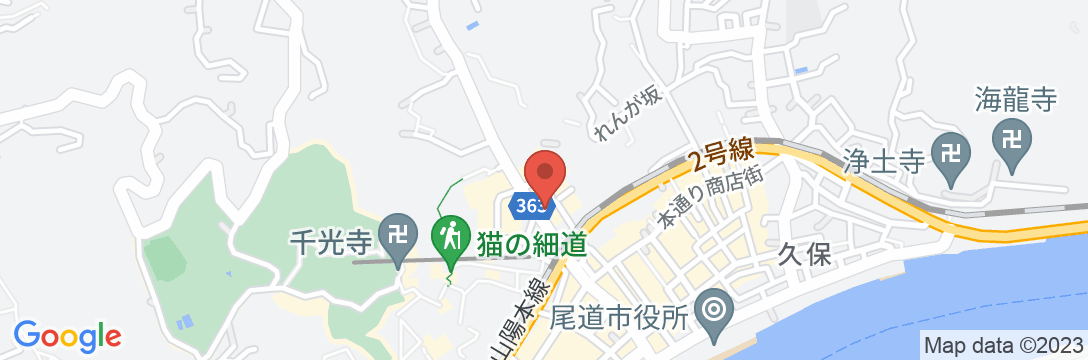 尾道宿場の地図
