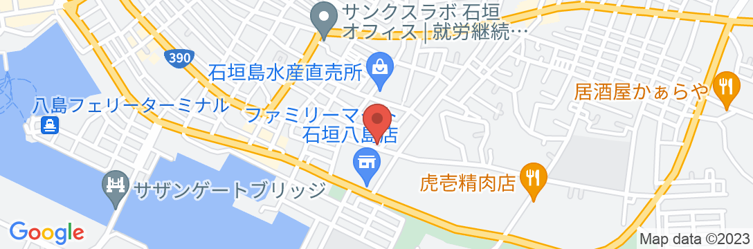 ホテル サンドリバー石垣島<石垣島>の地図