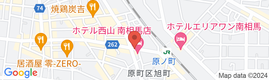 ホテル西山(南相馬原町店)の地図