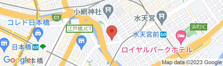 ホテルリブマックス日本橋小網町の地図