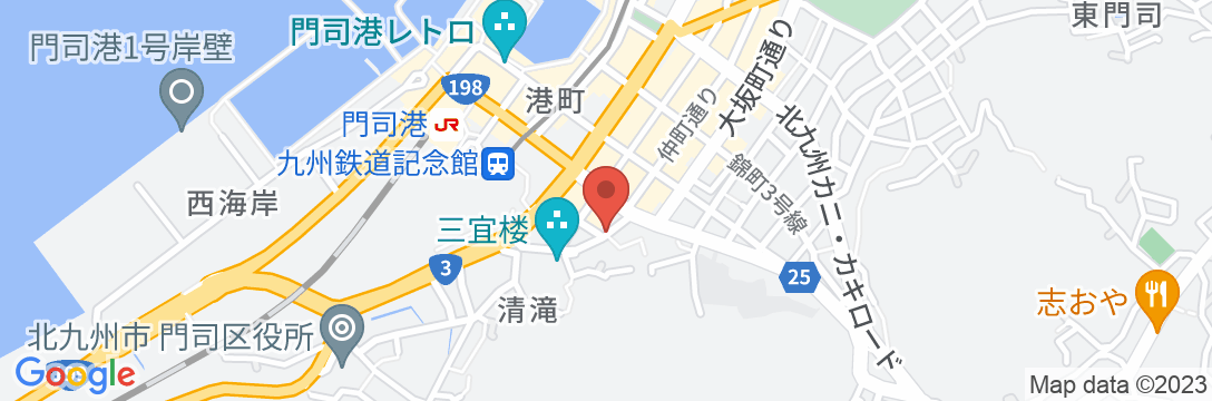 FUKUOKA 門司港 ステイの地図