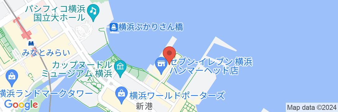 インターコンチネンタル横浜Pier 8の地図
