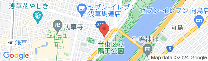 プロスタイル旅館 東京浅草の地図