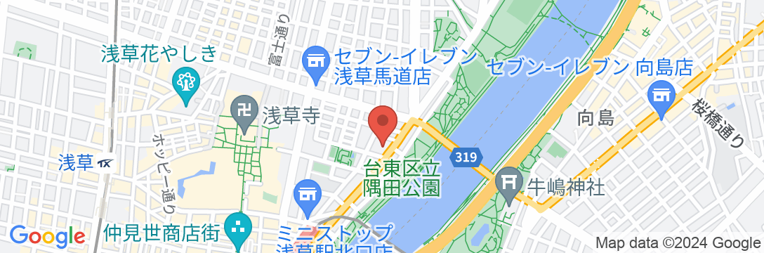 プロスタイル旅館 東京浅草の地図