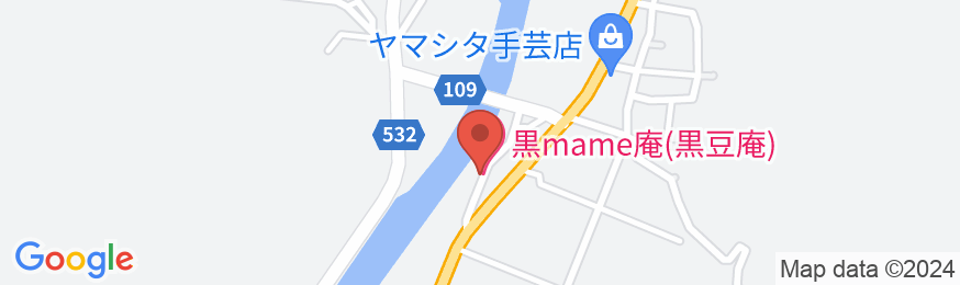 黒mame庵の地図
