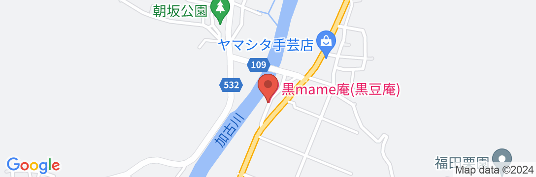 黒mame庵の地図