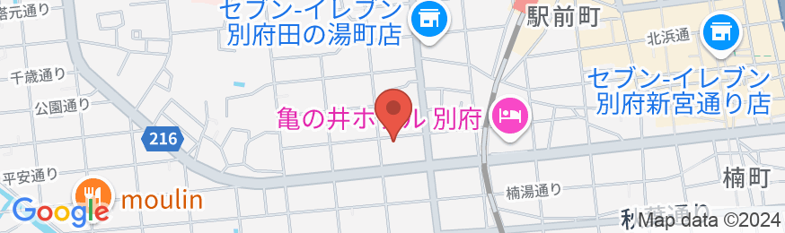 グランドベース別府の地図