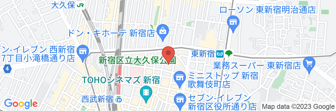 ホテルリブマックス新宿歌舞伎町の地図