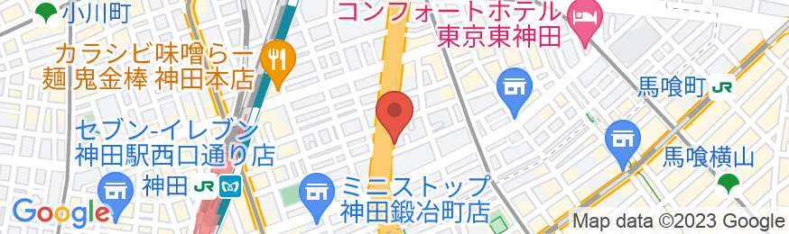 ホテルリブマックス東京神田EASTの地図
