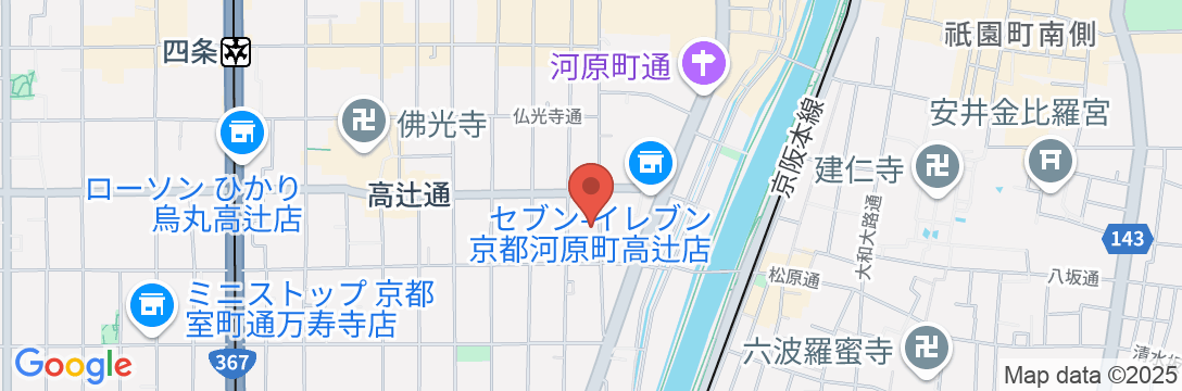 ホテルリブマックス京都寺町通の地図
