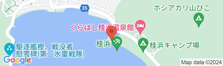 シーサイド桂ヶ浜荘の地図