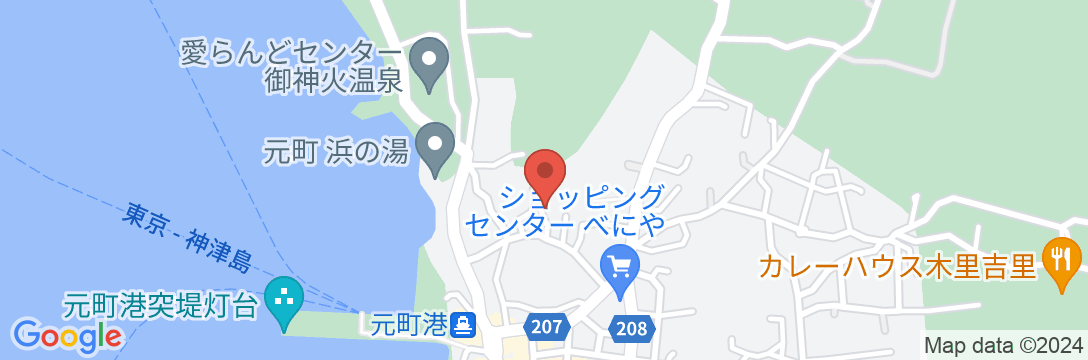 島宿 金砂<大島>の地図