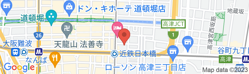 シナモンホテルの地図