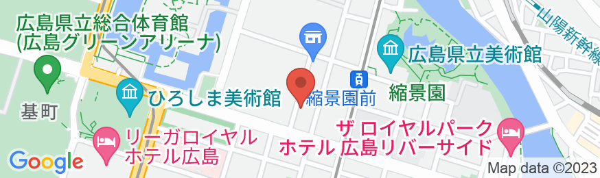 ヴァリエホテル広島の地図