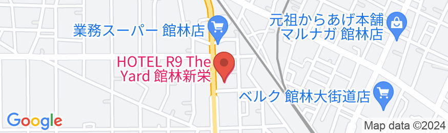 HOTEL R9 The Yard 館林新栄の地図