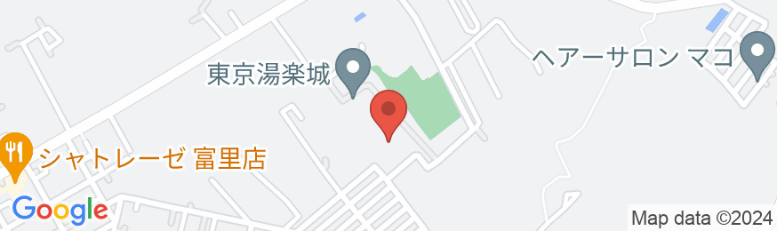 湯楽城の地図