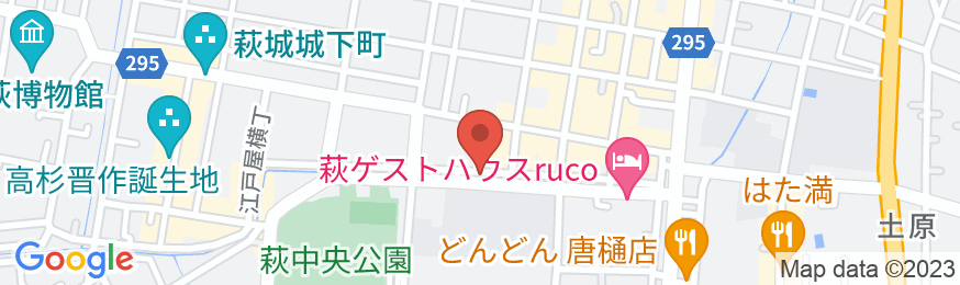Rakuten STAY HOUSE x WILL STYLE 萩 西田町の地図