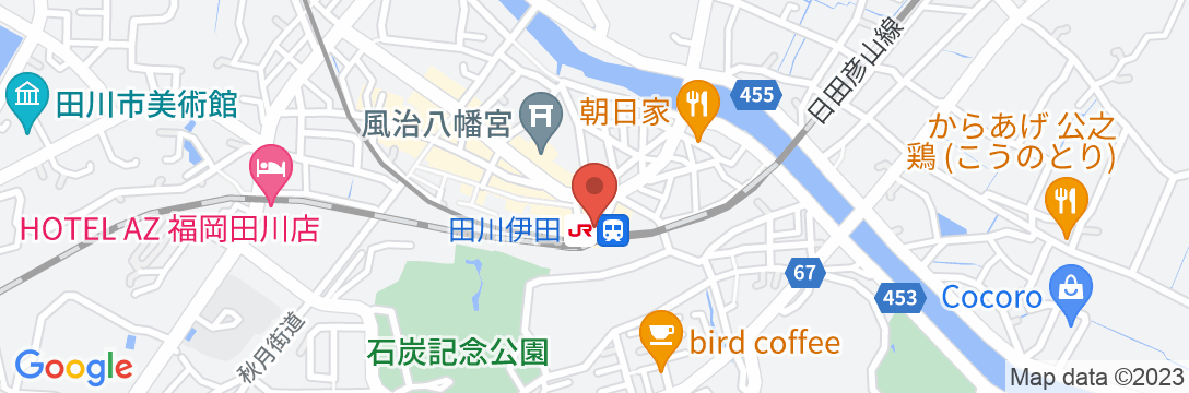 田川伊田駅舎ホテルの地図