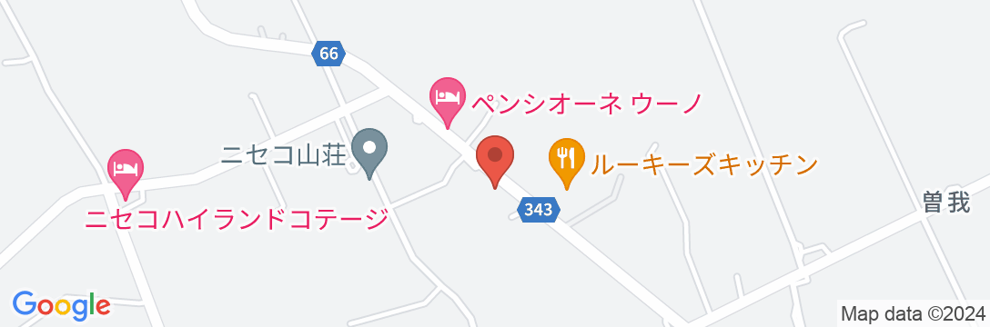 かふぇ&小さな宿 のどかの地図