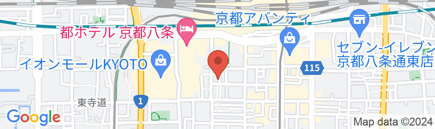 奏 京都駅南の地図