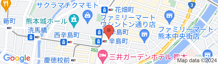 レフ熊本 by ベッセルホテルズ |REF熊本|サウナ付大浴場 (桜町バスターミナル)の地図
