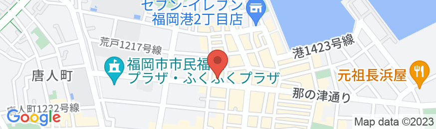 ALPHABED INN 福岡大濠公園の地図
