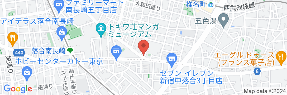 ユウトヴィレッジ南長崎エリートの地図