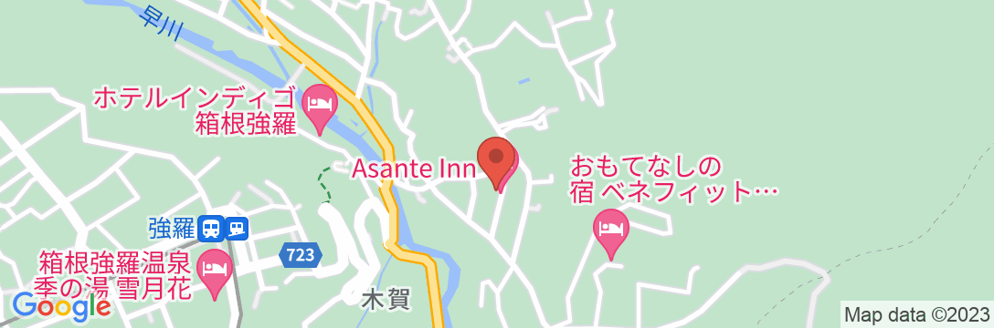 アサンテ・インの地図