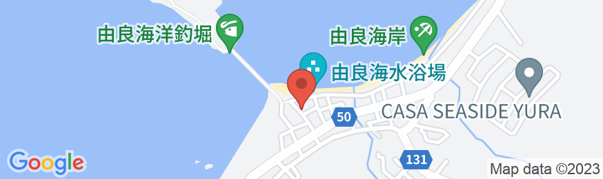 由良温泉 民宿 石川の地図