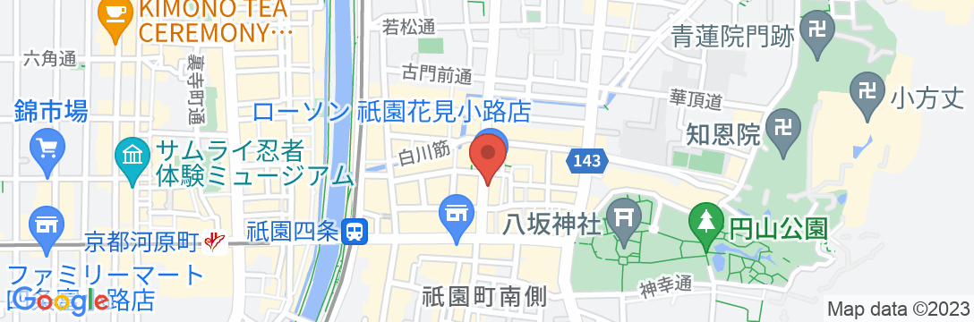 KYOTO GION HOTELの地図