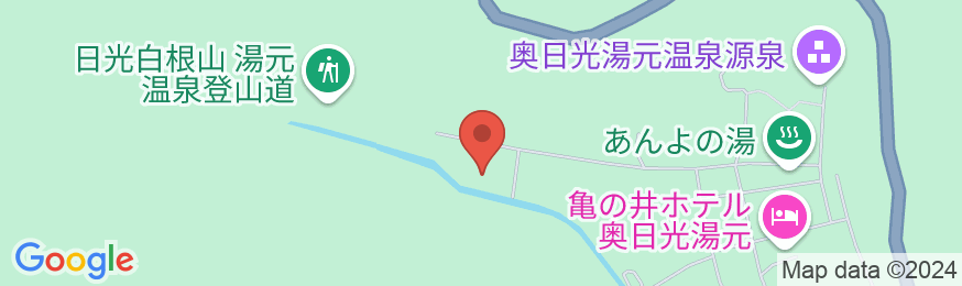 奥日光倶楽部 山の宿の地図