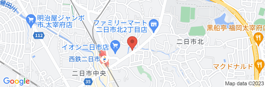 AO太宰府の地図