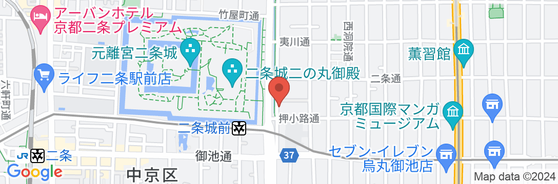 HOTEL CANATA KYOTO(ホテルカナタキョウト)の地図