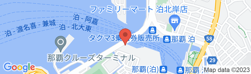 ホテル アンテルーム那覇の地図