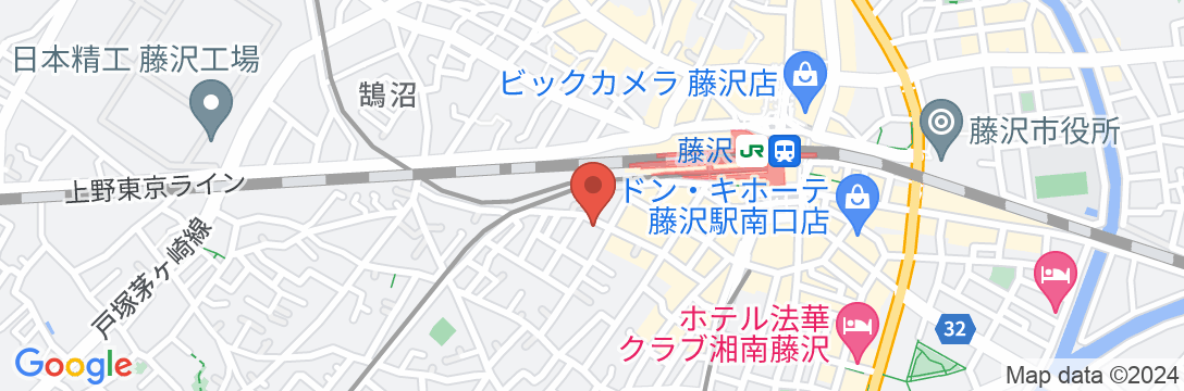 THE GATE HOSTEL SHONAN FUJISAWAの地図