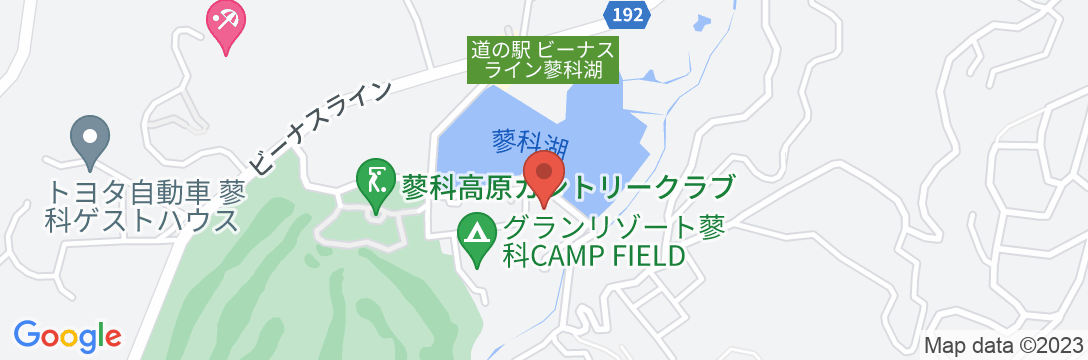 TINY GARDEN 蓼科‐Camp,Lodge&Cabins‐の地図