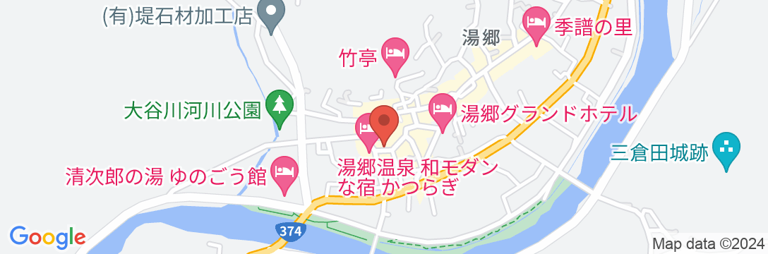 湯郷温泉 ポピースプリングス リゾート&スパの地図