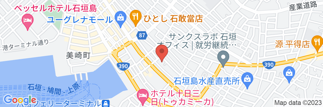 ホステル サンテラス イシガキ<石垣島>の地図