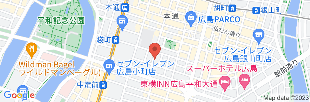 WeBase 広島の地図