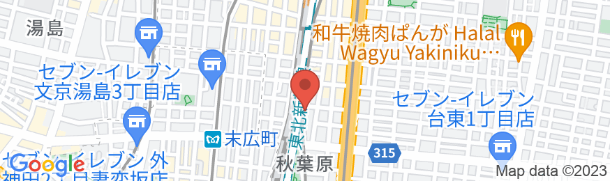 秋葉原 旅荘中川の地図