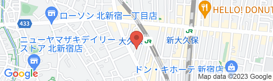 Holiday Anytel Shinjukuの地図